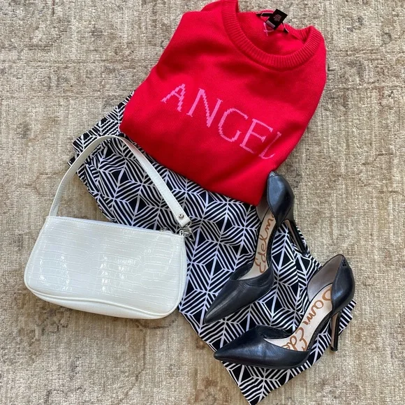 Faded Glory Geometrical Joggers size XS, Black and White - Picture 10 of 10